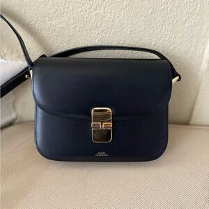 A.P.C. Small Leather Grace Bag